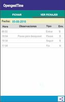 Fichar Horas - OpengestTime screenshot 3