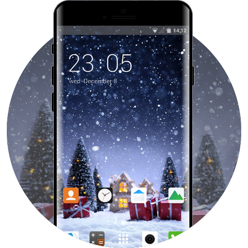 Merry Christmas Theme for Oppo A57 Xmas Wallpaper