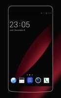 Theme for R5s HD: Black & Red Cartaz