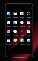 Theme for R5s HD: Black & Red imagem de tela 1
