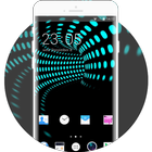 Neon Sphere Theme for Oppo A71 ColorOS آئیکن