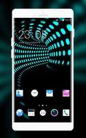 Neon Sphere Theme for Oppo A71 ColorOS Affiche