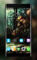 Theme for Oppo Neo 5 Forest background poster