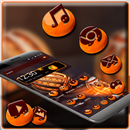Orange Black Theme APK