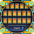 orange science keyboard blue time travel