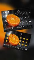 Orange Keyboard Affiche