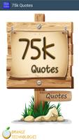 75K Quotes Plakat