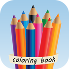 Children Coloring Book biểu tượng