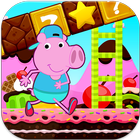 🐽 Super Peppie Pig Adventure icône