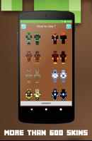 New Mob Skins for Minecraft PE plakat