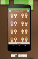 Hot Skins Mod For Minecraft PE poster