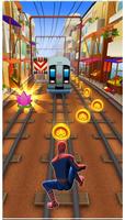 Super Hero Subway Surf: Rush Hours Spider Runner capture d'écran 2