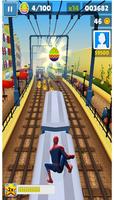 Spider Subway Surf: Rush Hours super Hero Runner captura de pantalla 3