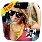 Thug Life Photo Sticker Maker icône