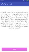 Zubaida Apa Totkay in Urdu capture d'écran 2