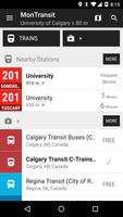 Calgary Transit CTrain - MonT… poster