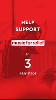 Music For Relief: Donation App Affiche