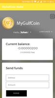 MyGulfCoin Wallet captura de pantalla 1