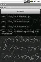 Verba-Android Latin Dictionary captura de pantalla 1