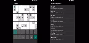 Sudoku free App Extreme