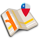 Map of Chile offline icon