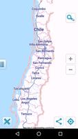 Map of Chile offline Cartaz