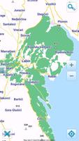 برنامه‌نما Map of Croatia offline عکس از صفحه