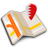 Map of Bahrain offline icon