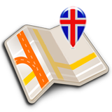 Map of Iceland offline ikon