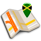 Map of Jamaica offline ikon