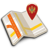 Map of Montenegro offline أيقونة