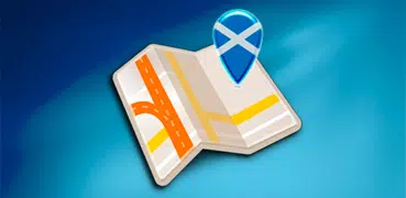 Karte von Schottland offline