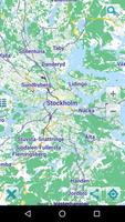 Map of Stockholm offline Cartaz