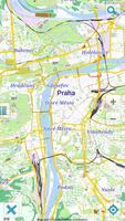Carte de Prague hors-ligne Affiche