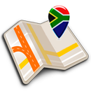 Map of South Africa offline aplikacja