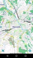 Map of Warsaw offline syot layar 1