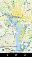 Poster Map of Washington, D.C offline