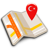 Map of Turkey offline-icoon