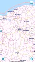 Map of Turkey offline Cartaz
