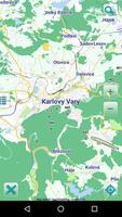 Carte de Karlovy Vary Affiche