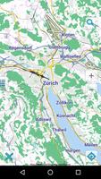 Map of Zurich offline โปสเตอร์