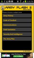 Army Flashcards 2 Affiche