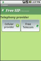 Free Telecom SIP חייגן Plakat