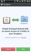 Simple Notepad Upload Addon poster