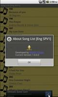 Song List [Eng SPV1] imagem de tela 2