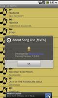 Song List [MVP6] capture d'écran 2