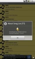 Song List [T7] screenshot 2