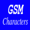 GSM Characters Reference
