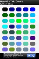 Named HTML Colors Affiche