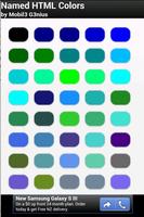 Named HTML Colors Plakat